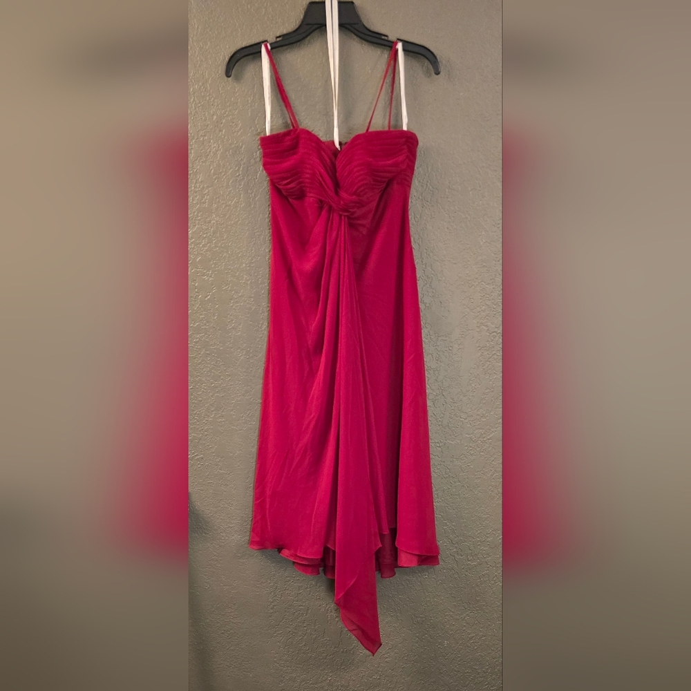 Red David's Bridal Dress
